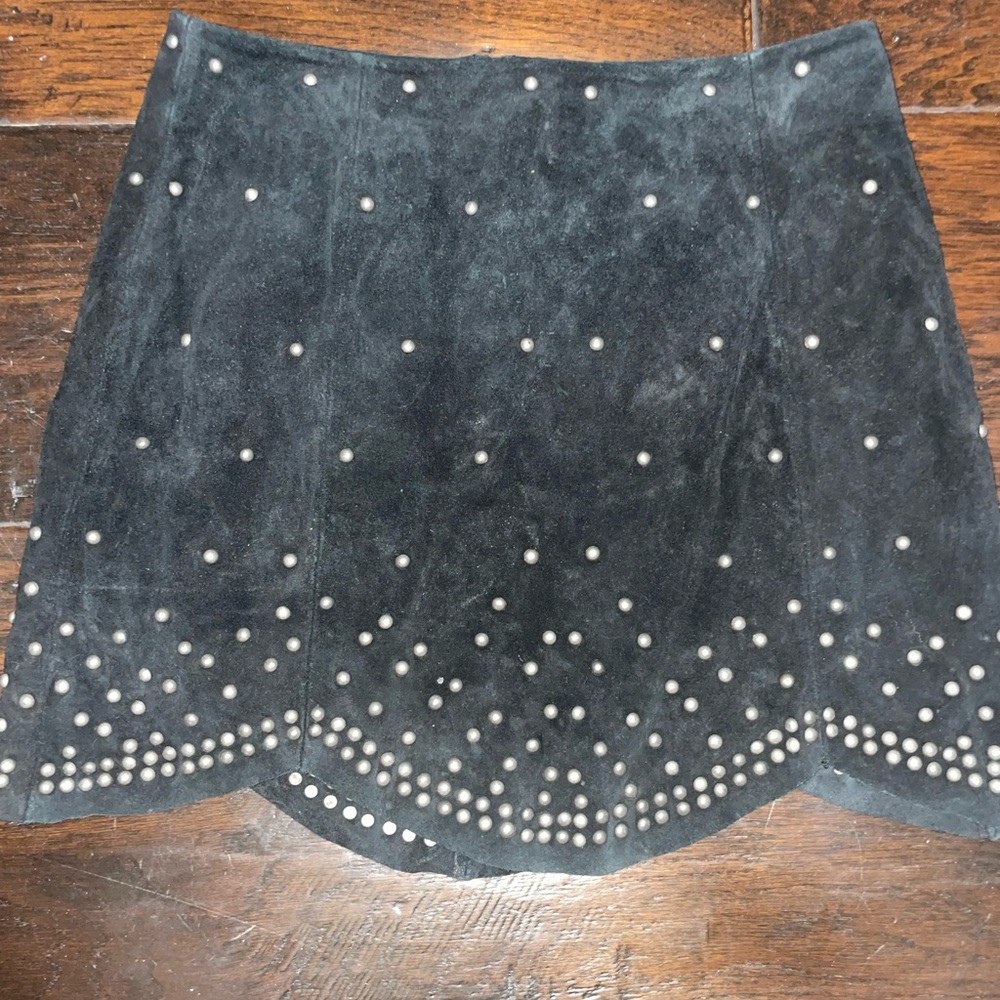 Free people Suede Skirt